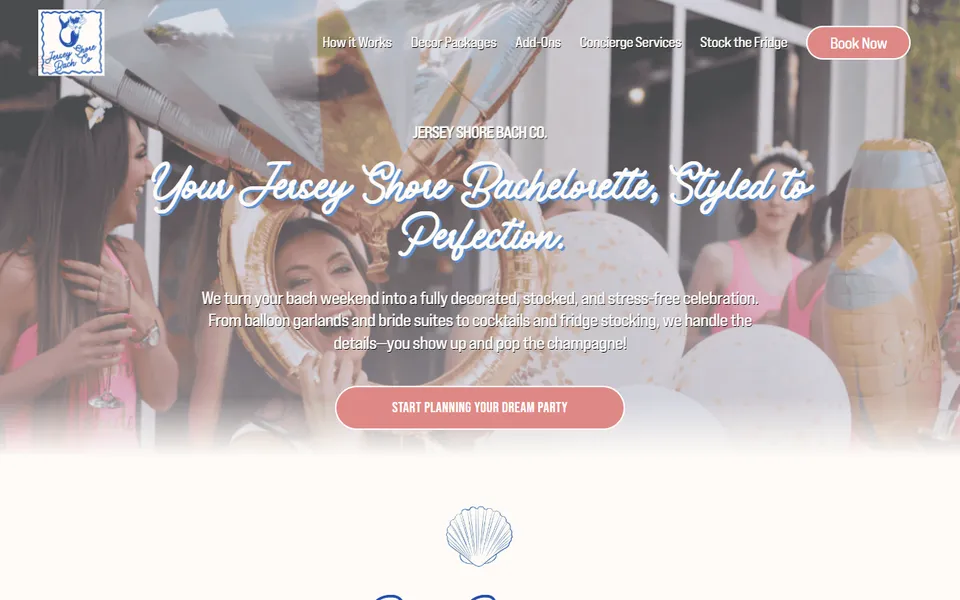 Home page of the Jersey Shore Bach Co. website